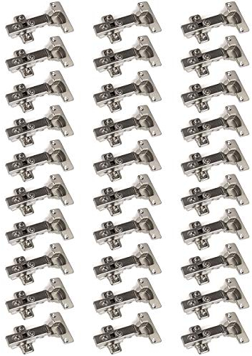 30 x SO-TECH® Topfband Topfbänder T52 Eckanschlag mit Dämpfer + Kreuzplatte Scharnier Scharniere Topfscharniere (Einzeln und als 6er, 10er, 20er oder 30er Set erhältlich!)