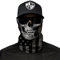 SA Fishing Face Shield Multifunktionstuch Blackout American Flag Skull