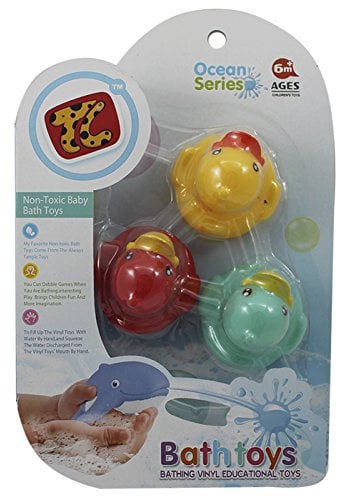 Ocean Series Set di 3 anatroccoli da bagno