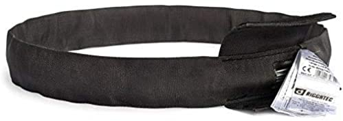 RIGGATEC 400201380 Schwarze Rundschlinge,Steelflex, Umfang 6 m Traglast von 1 t