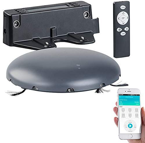 Sichler Haushaltsgeräte Staubsauger-Roboter, ultraflach & kompakt, 80 Min. Akku-Laufzeit, HEPA