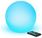 MR.GO 8 LED Boule Lumineuse Sphère Lampe Changement de Couleur Lumière d'ambiance avec Télécommande, 16 RGB Couleurs Dimmables, Rechargeable Veilleuse pour Maison Éclairage et Décor
