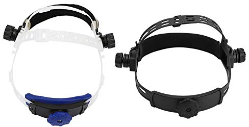 Solar Black Automatischer Schweißhelm Stirnband mit Schweißhelmzubehör Verstellbares Schweißkopfband(Black),Schweißhelm