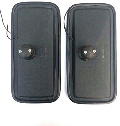 2x Außenspiegel Spiegel UNIVERSAL SET LKW Bagger Traktor Baumaschinen 375 x 185 mm BEHEIZT