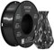 ERYONE Ultra Shiny Silk PLA Filament voor 3D Druker, PLA Filament 1.75mm, +/- 0,03mm,1kg 1 Spule, Ultra Silk PLA Schwarz