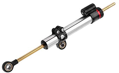 Lenkungsdämpfer Stabilisator, Verstellbarer Motorradlenkungsdämpfer, linearer Universallenkungsdämpfer für MT10 MT 07 MT09 (langer Typ)