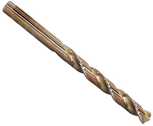 12mm Metric M35 Cobalt Steel Extremely Heat Resistant Twist Drill Bit of 1pcs with Straight Shank to Cut Through Hard Metals Such as Stainless Steel and Cast Iron, 5% Cobalt M35 Grade HSS-CO