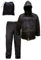 Susy Shop Tuta Moto Impermeabile Antipioggia Antivento | Con Borsa | Nero | Completo Giacca e Pantalone - Cappuccio a Scomparsa | Uomo Donna | Scooter Bici | Kit pioggia (S)
