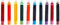 Sac Tintenpatronen-Set, 10 Farben/Box, Einweg-Tintenpatronen, für 3,4 mm Füllfederhalter, Schreibstation, farbiger Bürostift