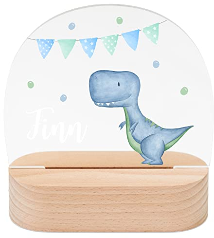 wunderwunsch - Personalisiertes Nachtlicht für Babys - Individuelle Nachttischlampe für Kinder - Personalisierte Geschenke Kinder - Babygeschenk - Geschenk zur Geburt