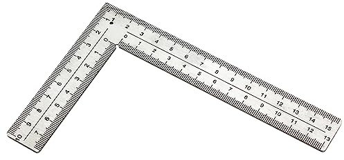 FSSTUD Edelstahl-L-Lineal, rechtwinkliges Lineal, Tischlerrahmen, quadratisches Lineal, Holzbearbeitung, Handwerk, Messwerkzeug für Ingenieure, Architekten