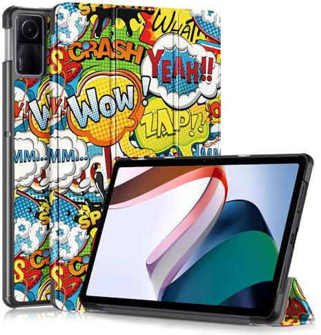 TOPCASE Funda para Xiaomi Redmi Pad SE 11 Pulgadas 2023,Ultra Delgado Carcasa con Soporte Función y Auto-Sueño/Estela,Oye