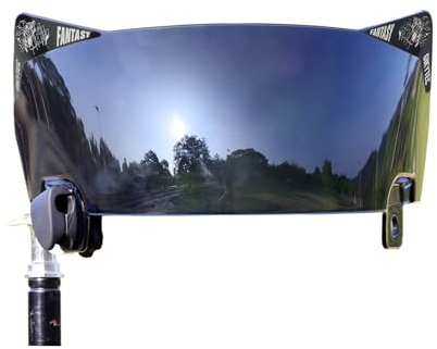 GIKYTEC Fußballvisier – Fußballhelm-Visier, beschlagfrei, kratzfest, verwendet für Riddell Speed Flex Helm, Augenschutz für Jugendliche und Erwachsene (schwarz, beschlagfrei)