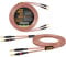 WORLDS BEST CABLES Van Damme 2 x 4.00 mm2 (2x 12AWG) - 3.5 Meter – 99.99% UP-LCOFC Figure-8 Audiophile Hi-Fi Speaker Cable Pair w/Eminence Gold Plated Banana Plugs