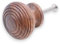 Infinity Decor Vintage Style Rosewood Beehive Wooden 40mm Cupboard Knob Interior Furniture Wardrobe Cabinet Door Pull Handle