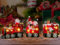 Weihnachtsdeko Innen Figuren, LED Weihnachtszug Weihnachtsfiguren, Weihnachtszug Deko Weihnachtsdeko Tisch, Christmas Decorations Weinachtsdekorationen Weihnachten Deko Tischdeko