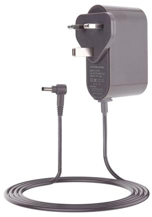 Adaptateur De Chargeur De Batterie DC 17,3 V 1,1 A, Pièces De Rechange, Compatible Avec Dyson, Compatible Avec Omni-Glide/Wash G1, Chargeur De Batterie LI-Lon Sous Vide(Gray UK Plug)