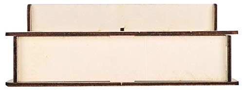 Outils en Cuir Tbest, Porte-Outil d'artisanat en Cuir en Bois Organisateur d'Outils en étagère de Rangement en Bois