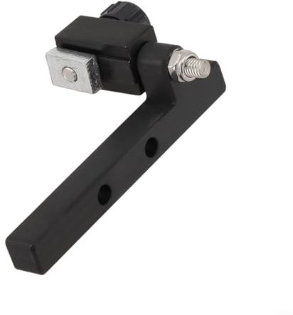 Fauhapyway Sega da tavolo per la lavorazione del legno, righello ad angolo regolabile, calibro per taglio in ossido di alluminio efficiente, con fermata per sega da banco (E)