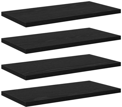 vidaXL Regalbrett 3 Ebenen 4 STK. 40 x 20 x 1,5 cm Holzwerkstoff | Genug Raum für all deine Sachen, Hält lange, darauf kannst du dich verlassen, Ein schickes, fühlbares Finish