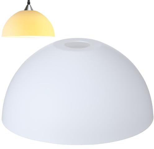 FONDOTIN Plastik Lampenschirm Pilzform Kunststoff Lampenschirm Ersatz für Deckenleuchte Tischlampe Wohnzimmer Schlafzimmer DIY Einfache Installation Hellere Beleuchtung