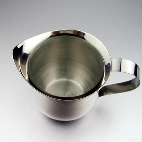 Milk Frothing Pitcher Perfect for Cappuccino and Latte Stainless Steel Construction Various Sizes (150ml / 5oz)