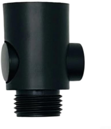 Duschabsperrventil, Ein-Klick-Wasserkontrolle, 4-Punkt, G1/2, 2 cm Durchmesser für einfache Durchflussregulierung in modernen Badezimmern, Schwarz