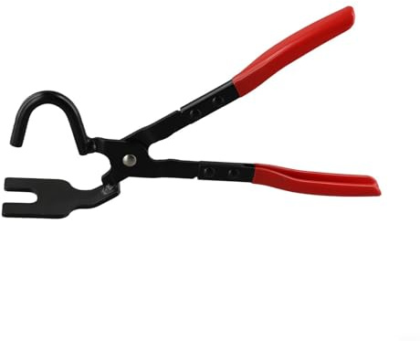 Exhaust Hanger Removal Pliers Steel Red Grip(Section A) | 304 stainless steel jaws, rust resistant, high tensile strength, fits tight spaces, long lasting durability