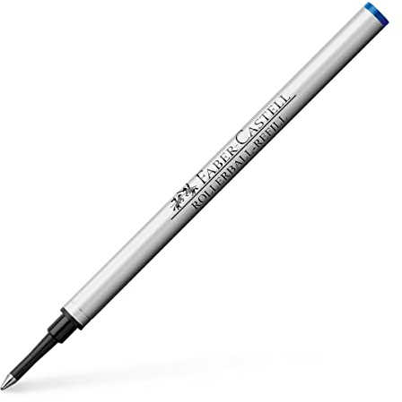 Faber-Castell 148713 - Ersatzmine Tintenroller Basic, blau ,10 er Pack