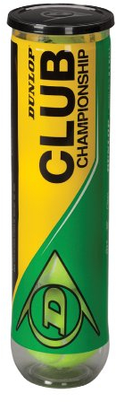 Dunlop Tennisball Club Championship 4er Dose, Gelb, One size, 603177