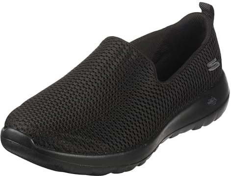 Skechers Women's Go Walk Joy-Evaluate Trainers, Black Textile/Trim, 8 UK
