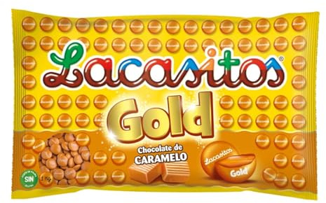 Lacasitos Gold - Grageas chocolate blanco con caramelo - 1 Kg