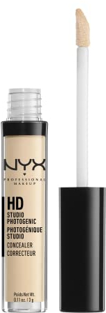 NYX PROFESSIONAL MAKEUP Professional Makeup HD Photogenic Concealer Wand, Für alle Hauttypen, Mittlere Abdeckung, Farbton: Alabaster