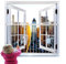 Fenstersicherung, Fairy Baby Fenstergitter Sicherheitsgitter Gitter, Ausziehbar, zur Montage in der Fensterlaibung (31.50 -36.22, White)