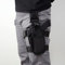 YOCOOL Pistolenholster Waffenholster Tiefziehholster taktisch Links mit Magazintasche, Geeignet für Jagd, Airsoft, Militärspiele, Paintball, Training, Cosplay, Speziell für Linkshänder