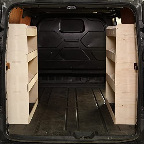 VANIFY - Kompatibel mit Opel VIVARO L2 2019+ Fahrzeugeinrichtung Fahrzeugregale, doppelte Regale hinten