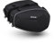 E-BIKERS SHAD E48 PAAR UNIVERSAL HALBFESTE MOTORRAD-Taschen erweiterbar von 46 bis 58 Liter, schwarz