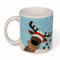 MIK funshopping Weihnachtstasse | Hochwertige Keramik-Tasse mit weihnachtlichem Design | Ideal für Heiß- & Kaltgetränke | Rentier 300ml mit Farbwechseleffekt