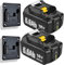 2 Packs 5.5Ah 18V Battery for Makita Li-Ion BL1860B Replacement Battery Compatible with BL1860B BL1860 BL1850B BL1850 BL1840 BL1830 BL1835 BL1845 194204-5