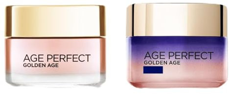 L'Oréal Paris Rutina Golden Age Crema Giorno e Crema Notte per Pelle Matura