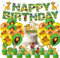 SBJJGQIS 44PCS Decoraciones de Cumpleaños del Rey León - Temáticas para Fiestas Infantiles - Incluye Globos y Bandera para Fans