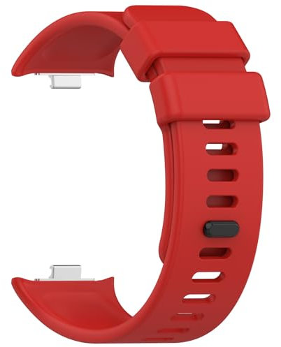 Panda Bobo Strap for Xiaomi Redmi Watch 4 Watch Silicone Replacement Sport Band Strap (Red)