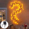 NEWNEN Solar Enchanted Willow Vine Lights Außen 72LEDs Lichterketten Warmes Gelb Lichterbaum mit Solarbetrieben - für Rasen und Wanddekoration im Freien