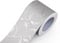Jodimitty PVC Bordüre Selbstklebend Silber Blatt Rebe Muster 5 Meter x 10cm Dekorative Wandbordüre Wasserdicht Abziehbare Wandtapeten Wand Bordüre für Wohnzimmer Schlafzimmer Bad Küche