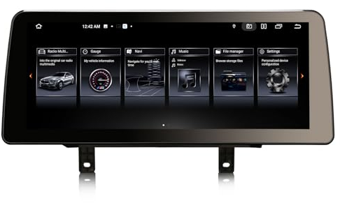 Erisin 12.3 Qualcomm 8-Kern 8GB+128GB Android 14 Autoradio Bluetooth GPS Navi für BMW 3er F30 F31 F34 4er F32 F33 F36 M3 M4 NBT Unterstützt IPS OEM iDrive CanBus CarPlay Android Auto DAB+USB WiFi DSP