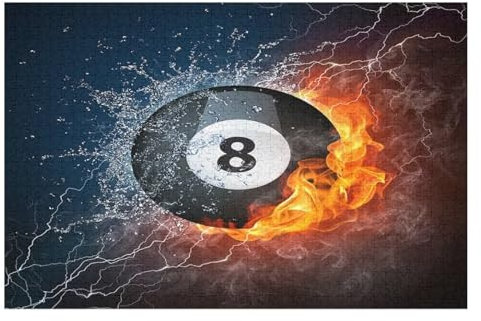 Puzzles Für Erwachsene 1000 Teiliges Billard Puzzles Für Erwachsene Holzbrettpuzzles Denksportaufgaben Für Erwachsene （75×50cm）