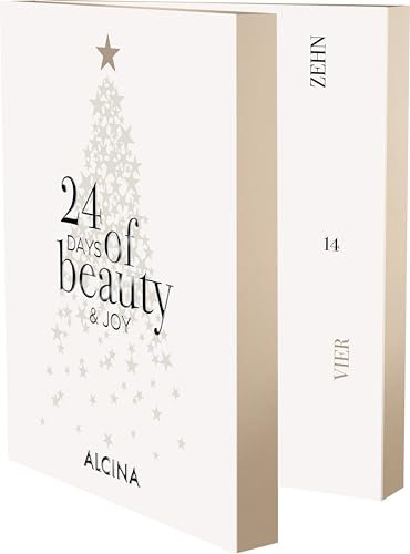 ALCINA Adventskalender '24 days of beauty & joy' beinhaltet 24 Überraschungen aus Haarpflege, Gesichtspflege und Make-up | 1 Stück