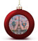 Weihnachtskugeln, romantischer Pariser Eiffelturm-Druck, Weihnachtskugeln, Weihnachtsbaumschmuck, hängende Kugel für Urlaub, Party, Dekoration, 2 Stück