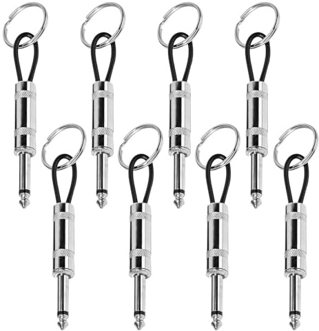 Pack De 8 Porte-Clés Muraux, Porte-Clés Créatifs, Porte-Clés En Métal, Cadeaux Pour Les Mélomanes