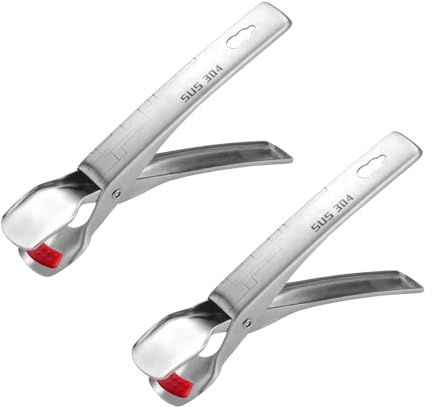 Anti-Scald Bowl Holder Clip,2 PCS Stainless Steel Anti-Scalding Clips for Hot Bowl Dish Plate Pan Pot Bottles Jars Kitchen Cooking Tool
